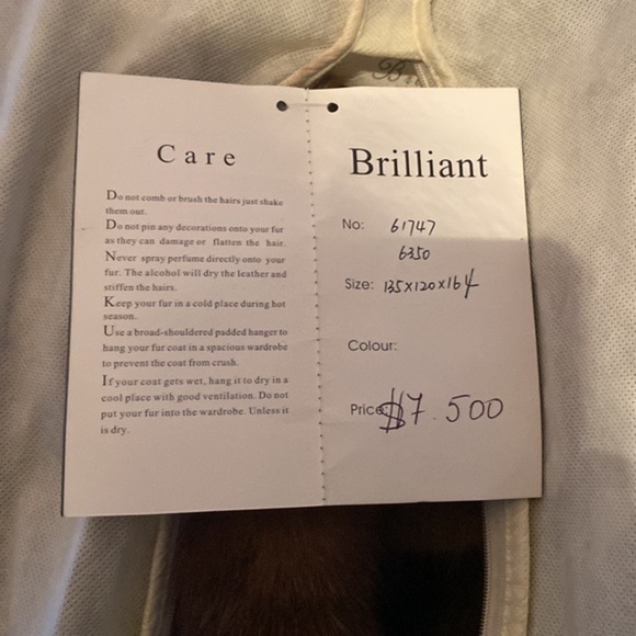 Saga Mink Sobol Saga furs Luxury Long coat with Sobol on collar & wrist high Qul - Picture 16 of 16